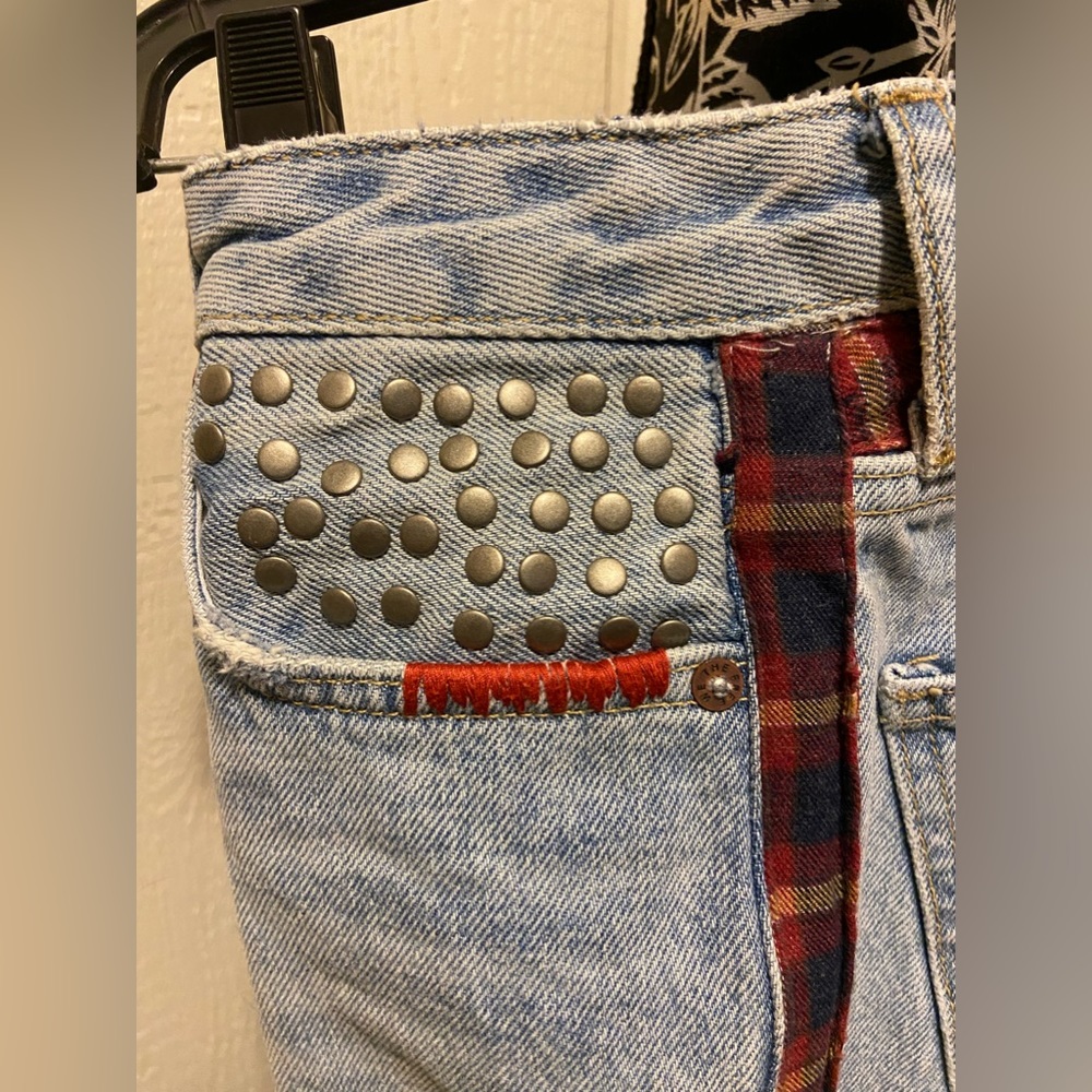 NWOT We The Free patchwork jeans - Picture 8 of 12
